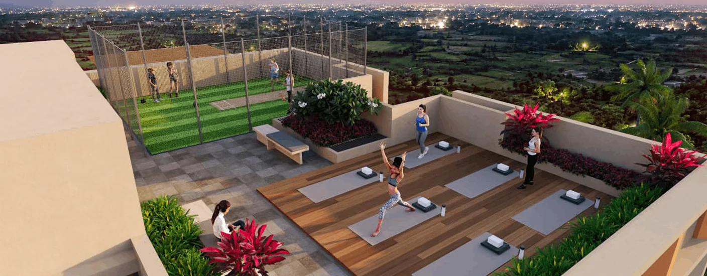 Shankeshwar Tatva Moshi Rooftop Amenities Image